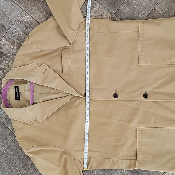 J. Peterman Jacket Sport Coat Blazer Work Field Travel Camel Color Sz 46 Or XL - Picture 6 of 11